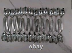 Oneida Community Paul Revere Silverplate 1927 Silverware Flatware Set of 110