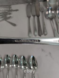 Oneida Community Paul Revere Silverplate 1927 Silverware Flatware Set of 110