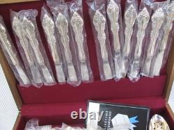Oneida Community Silverplate Flatware SILVER ARTISTRY 1965 Svc for 12 + NEW