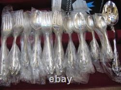 Oneida Community Silverplate Flatware SILVER ARTISTRY 1965 Svc for 12 + NEW