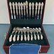 Oneida Community Silverplate Silver Artistry 1965 Flatware 76 Pieces + Chest VTG