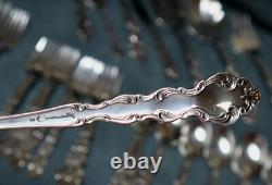 Oneida Cube Modern Baroque Silverplate Flatware Service for 8 + Serving Pieces