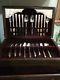 Oneida Heirloom Plate 1938 GRENOBLE silverplated flatware Grille set 52 pc withbox