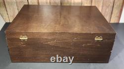 Oneida King James 1881 Rogers 58 Piece Set Service For 8 Flatware Silverplate