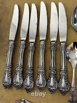 Oneida Northland Baton Rouge Japan Stainless 59 Piece Set Discontinued Nice