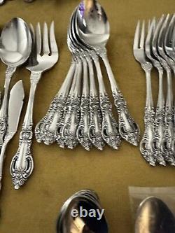 Oneida Northland Baton Rouge Japan Stainless 59 Piece Set Discontinued Nice