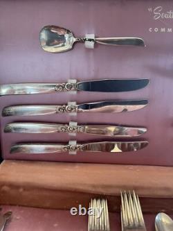 Oneida SOUTH SEAS Silverplate 1955 Silverware Flatware 69 piece Set