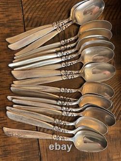 Oneida SOUTH SEAS Silverplate 1955 Silverware Flatware 69 piece Set