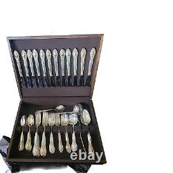 Oneida Silverplate Flatware Set Ballad Country Lane & Unusual Serving Pieces