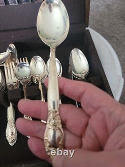 Oneida Silverplate Flatware Set Ballad Country Lane & Unusual Serving Pieces