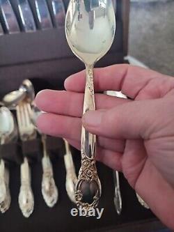 Oneida Silverplate Flatware Set Ballad Country Lane & Unusual Serving Pieces