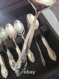 Oneida Silverplate Flatware Set Ballad Country Lane & Unusual Serving Pieces