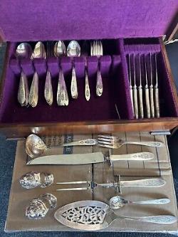 Oneida community silverplate bird of paradise 1923 Incomplete set