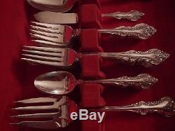 Orleans International Deep Silver set for 8 with 6 serving pcs