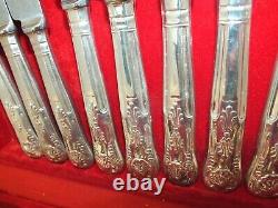 Osborne Silver Plated 44 Piece Cutlery Set EPNS A1 Silversmith SHEFFIELD ENGLAND