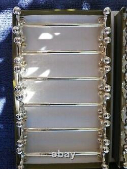 PERLES Boules Louis XVI Christofle set of 12 knives rests + boxes