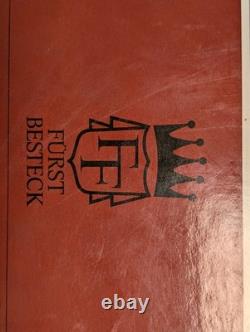 PRISTINE Lord Nelson Furst Besteck 37-piece Bronze and Mahogany Flatware