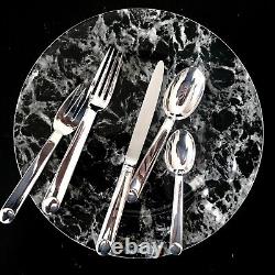 PUIFORCAT Normandie Silverplate 5-Piece Placesetting REDUCED