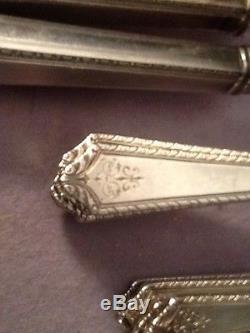 Pageant Holmes And Edwards Silverplate Set Of 41 And Case Mint 1927