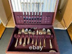 Partial Set of Oneida Silversmiths Silver Plate CLAIRHILL/FAIRHILL with Box LOOK