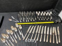 Paul Revere Community Plate 46 pieces silverplate flatware set nice! Oneida