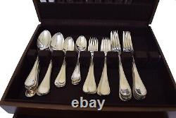 Perles by Christofle France Silverplate Flatware Service For 10 (50 Piece Set)