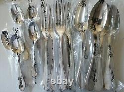 Pompadour New Christofle Louis XV Table Diner Forks Spoons Set France