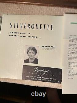 Prestige silverplate flatware