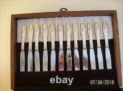 Queen Bess 1946 Silverplate 71 Piece Set Tudor Community Oneida Flatware