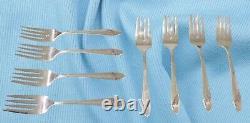 Queen Bess II Vintage 1946 Tudor Plate ONEIDA Service for 8 Silverplate 73 pc