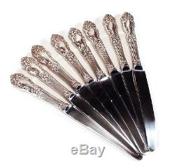 REED & BARTON FESTIVITY TIGER LILY 64 pc SILVERPLATED SILVER PLATE FLATWARE SET