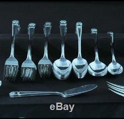 ROGERS BROS 101 Pc SILVERPLATE FLATWEAR 1847 ETERNALLY YOURS SET FOR 12 +SERVING