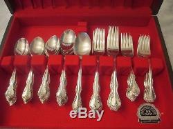 ROGERS & BROS. (IS) REINFORCED PLATE 68 PC FLATWARE SET withBOX SOUTHERN SPLENDOR