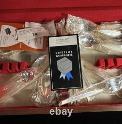 Rare Gem Find 48piece- Community Silver plate By Oneida With Case