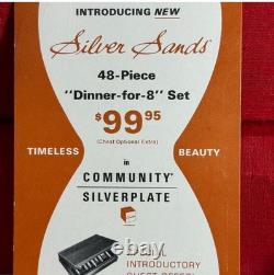 Rare Gem Find 48piece- Community Silver plate By Oneida With Case