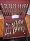 Rare Vintage Godinger Gold Plated Flatware Set With OG Box. 51 Pieces! Amazing
