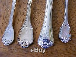 Rare set of IRAQ Christofle Silver Plate flatware with the The Ba'ath Party Seal