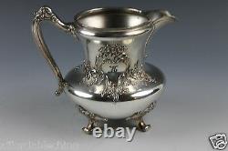 Reed & Barton Pre-1928 Silverplate Coffee Pot, Sugar Bowl, and Creamer Set 3643