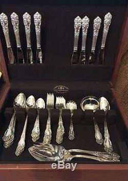 Reed & Barton Silver Plate FLATWARE SET TIGER LILY 60 Pieces