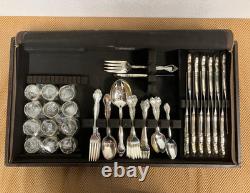 Reed & Barton Vintage Silverplated Flatware Set 93pc