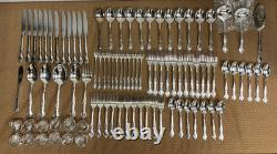 Reed & Barton Vintage Silverplated Flatware Set 93pc
