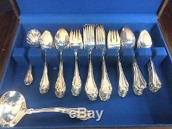 Reed and Barton Country Charm Silverplate Flatware Complete Set For 12 With Extra