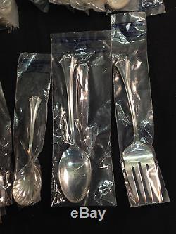 Reed and Barton Silver Plate Flatware Setting for 12 French Chippendale