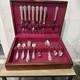 Reed and barton Mirrorstele 39pc Silver-plate set With Chest, 1945 Festivity