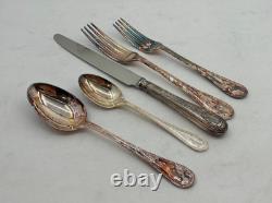 Roberts & Belk Hester Bateman Silverplate Flatware Set Mixed Lot 71 Pieces