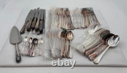 Roberts & Belk Hester Bateman Silverplate Flatware Set Mixed Lot 71 Pieces