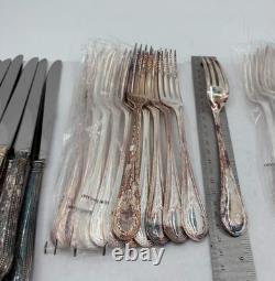 Roberts & Belk Hester Bateman Silverplate Flatware Set Mixed Lot 71 Pieces