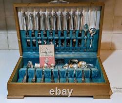 Rogers 1881 Oneida PLANTATION 70 pc Silverplate Set withbox A $447.66 VALUE