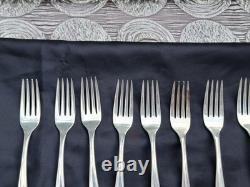Rogers & Bro Exquisite Reinforced Plate IS Set Of 55 Silver Flatware Serving And