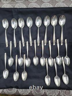 Rogers & Bro Exquisite Reinforced Plate IS Set Of 55 Silver Flatware Serving And